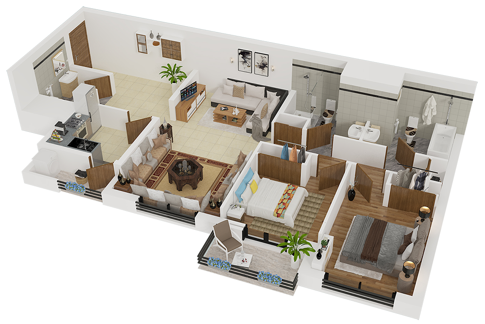 plan decoupe appartement